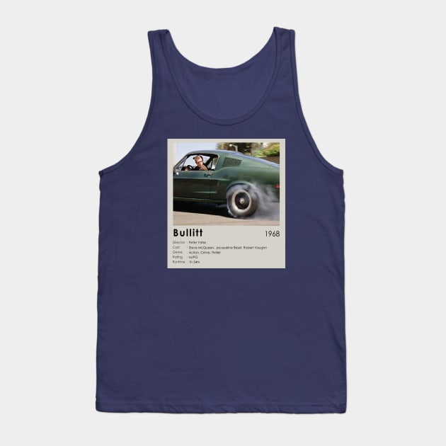 Bullitt Best Movie Scene Tank Top by OlkiaArt